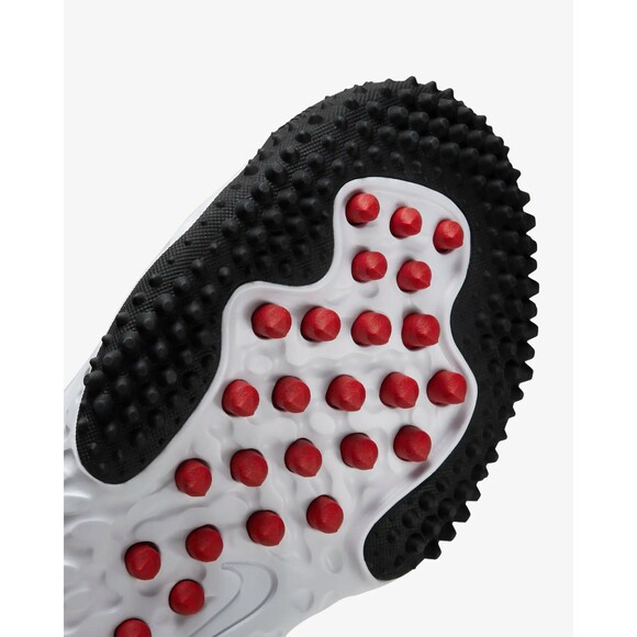 Nike Alpha Huarache Elite 4 Turf Softball Womens SZ 8 Red White Black FD2746-600 - Picture 7 of 8